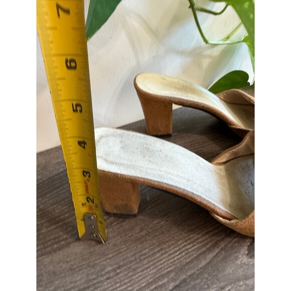 Women’s size 8 Brown peep toe heels - Picture 2 of 9